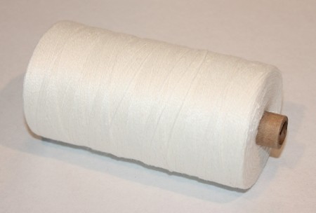 Lin 33/2 helblekt (hvitt)