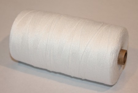 Lingarn 20/2 Bleket 250 grams spole 1725 meter pr. rull.